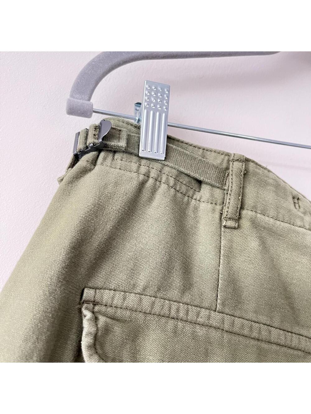 NWT ~ R13 Marianne Cargo Short in Olive Sateen Size 26 - Picture 6 of 11